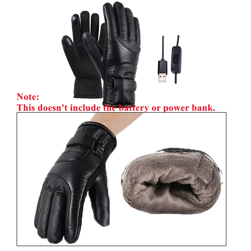 Electric Heated Gloves Rechargeable, Waterproof