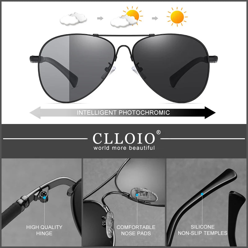 Fashion Pilot Gradient Eyewear Photochromic