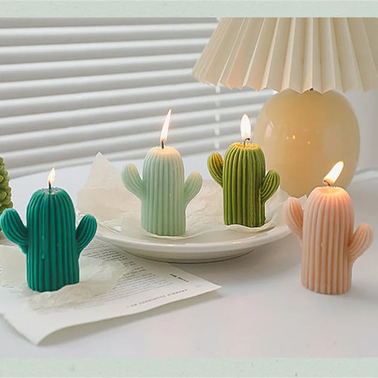 Handmade Soy Wax Cactus Scented Candles