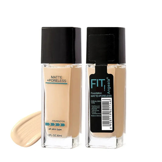 Professional Liquid Foundation, Full Coverage Concealer Long Lasting Waterproof