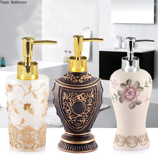 European Resin Hand Soap/Lotion Dispensers