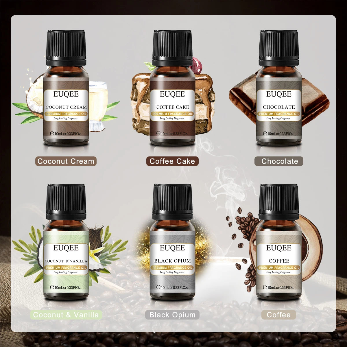 Fragrance Oil Kit For Diffuser 6pcs/set