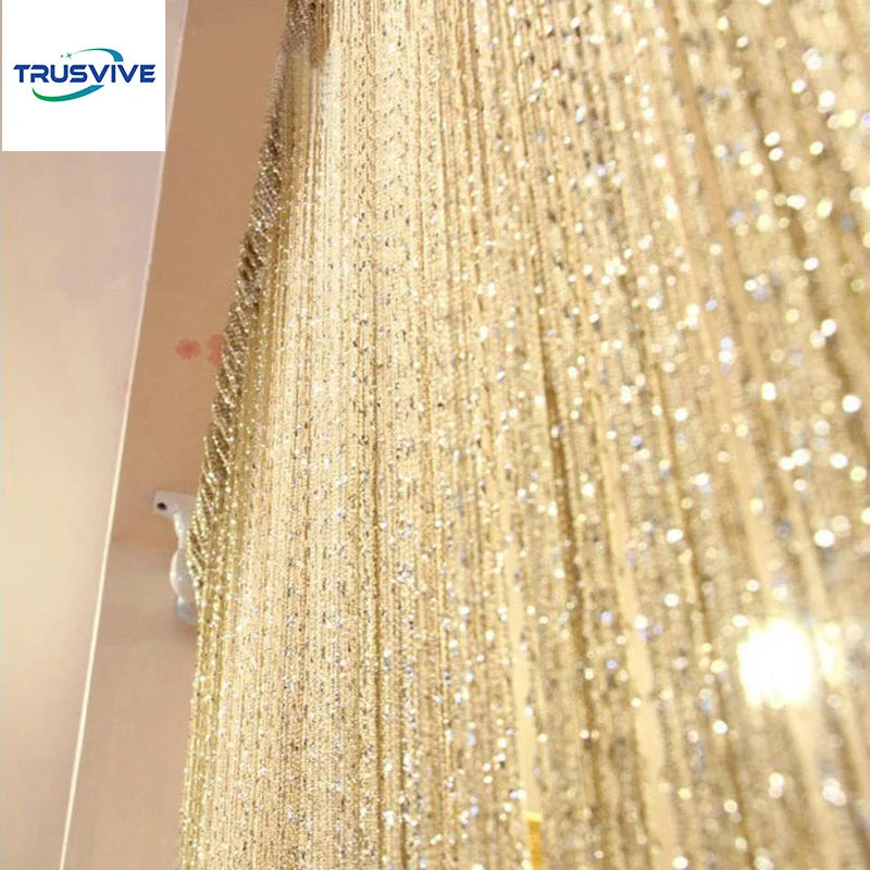 80x40in Luxury Crystal Curtain Room Divider