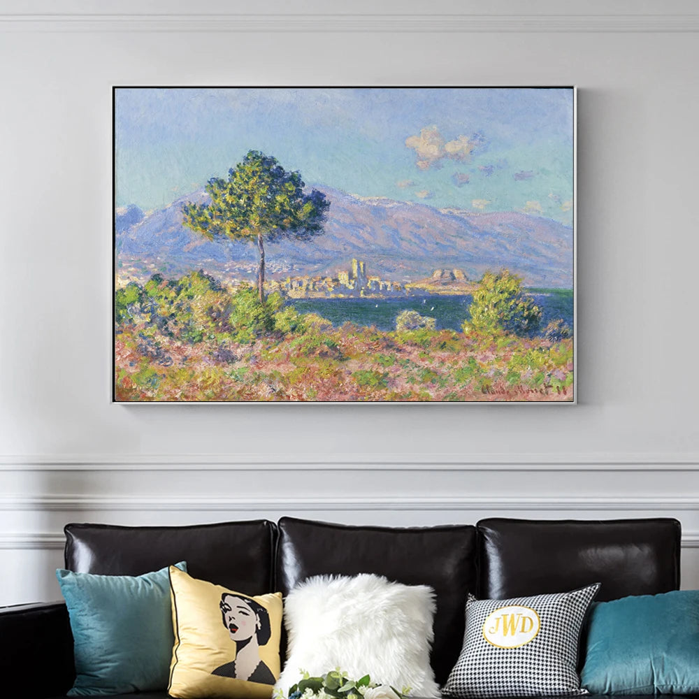 Claude Monet Canvas Print Impressionist Landscape