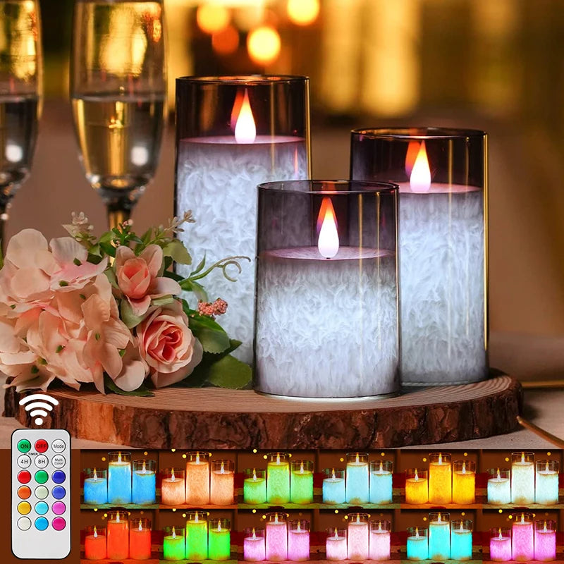 LED Electronic Color Changing Flameless Candles