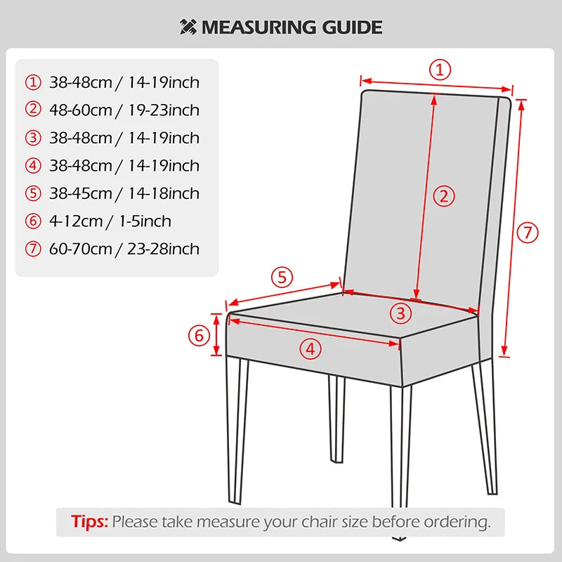 Waterproof Fabric Chair Cover Stretch Seat Chair Covers