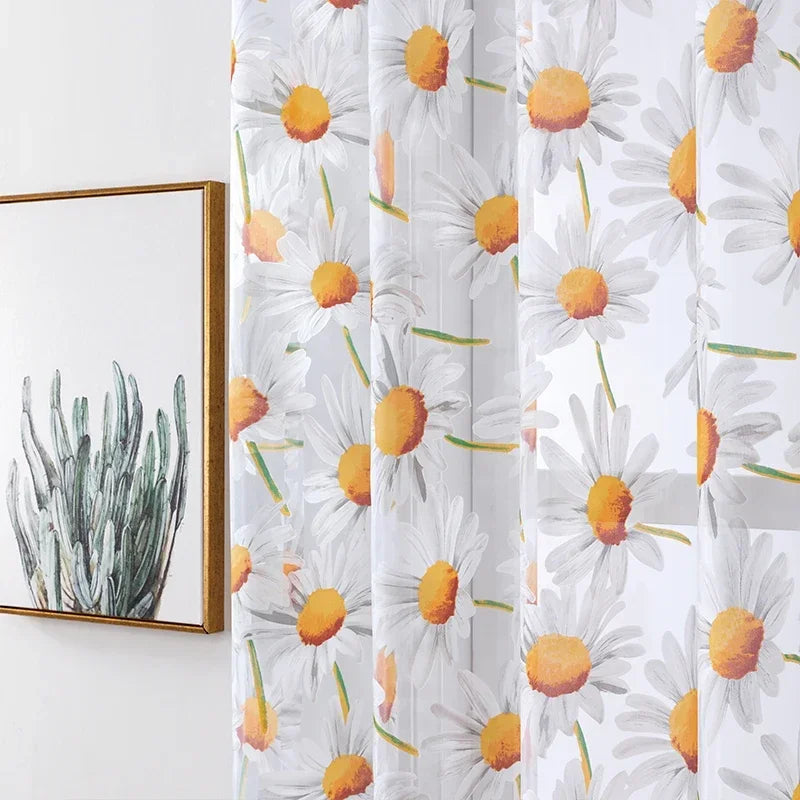 Sheer Sun Floral Sheer Curtains