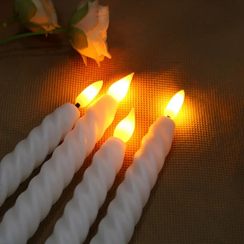 LED Electronic Taper Candles, 6/1Pcs