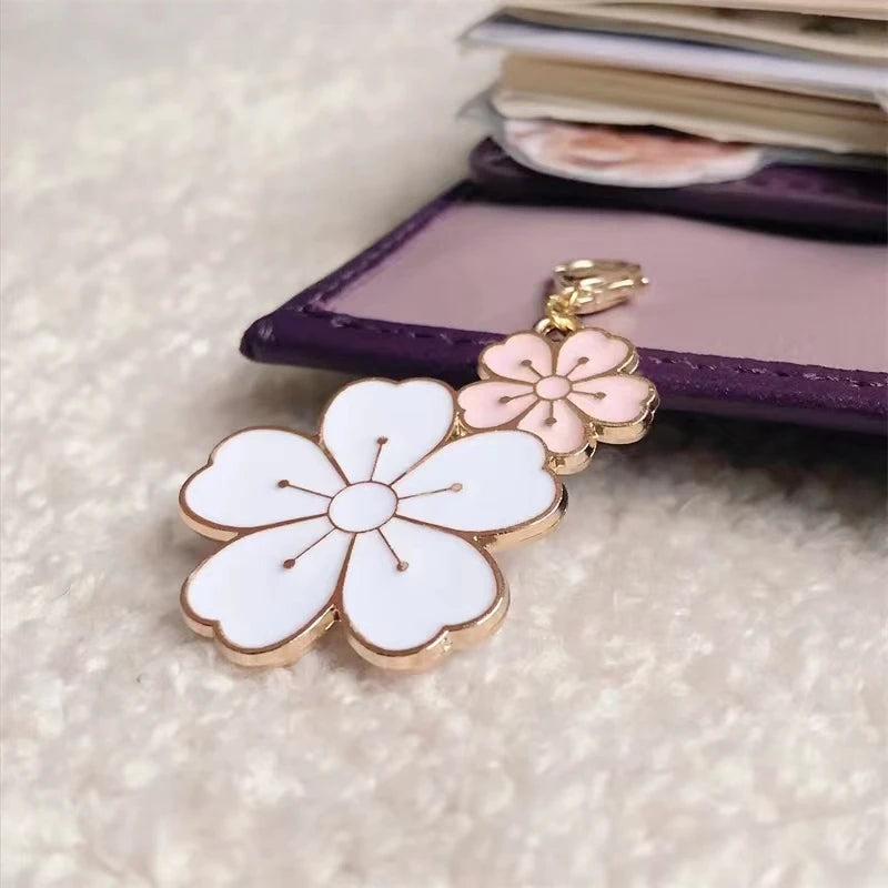 New Sakura Zipper Head for Journal Notebook Pearl Pendant