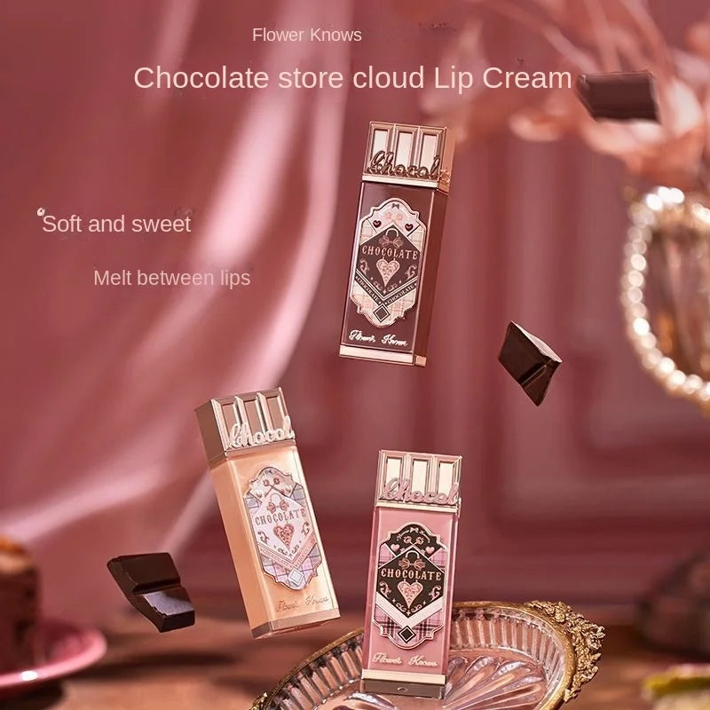 Flower Knows Chocolate Cloud Lip Cream Lightweight Matte Long Lasting Liquid Lipstick