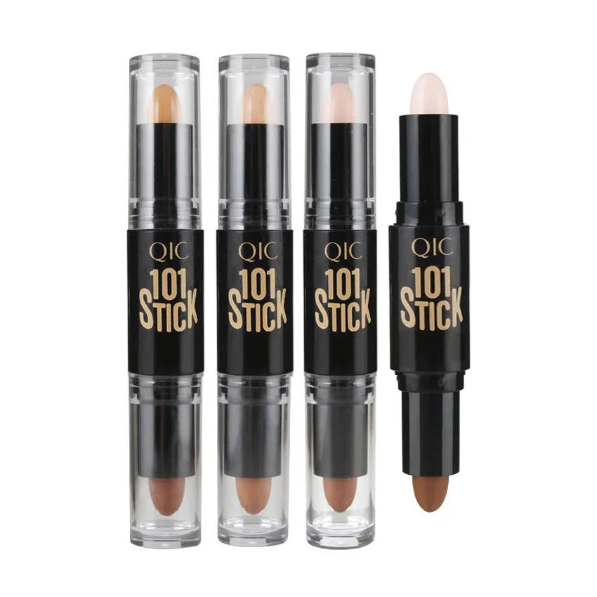 Double-End Concealer Stick Concealer, Highlighter Creamy Pen Contour Cream