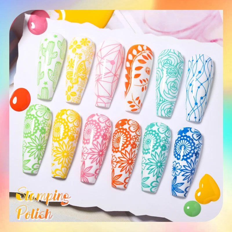 BORN PRETTY 10ml Stamping Nail Polish Set