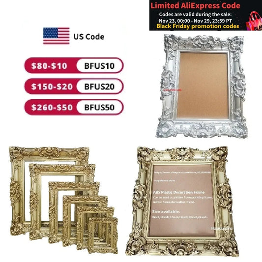 European Style Plastic Picture Photo Frame