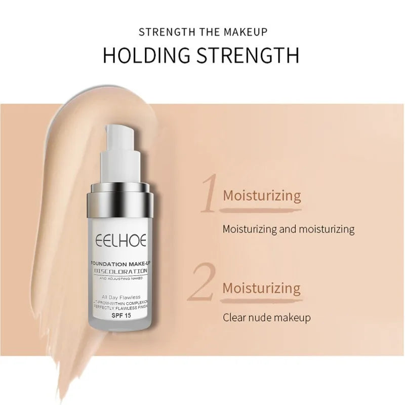 Color-changing Liquid Foundation, Concealer Oil-control