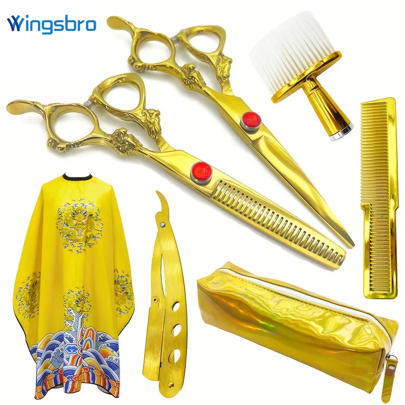 Professional Barber Scissors Kit  Luxury Accessories