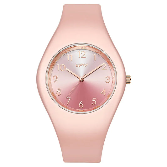 1.5"/40mm Ladies Watch Rubber Strap Skin Friendly