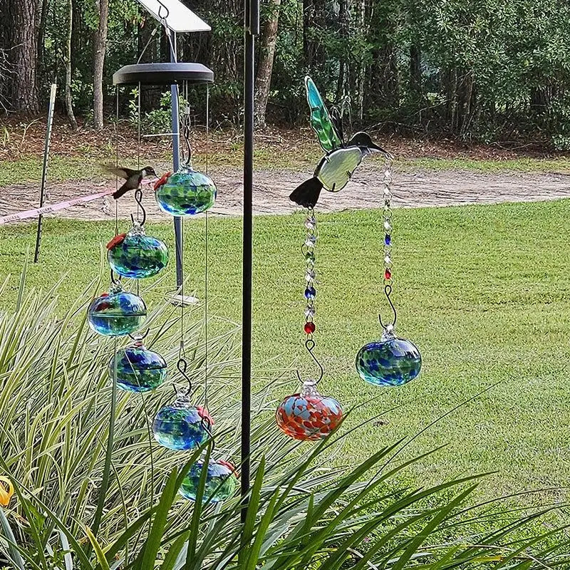 Wind Chimes Hummingbird Feeders