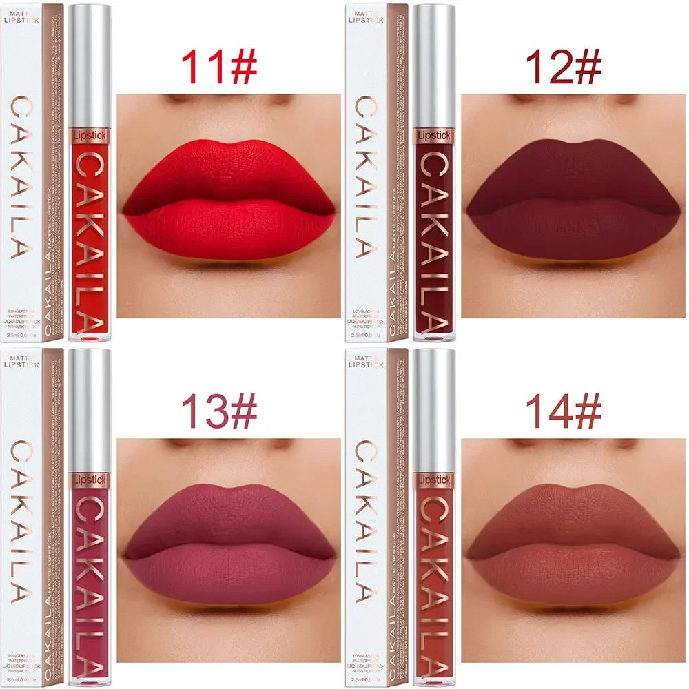 Long Lasting Velvet Matte Lip Gloss Liquid Lipstick