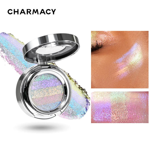 Rainbow Duochrome Highligter Shimmer Long-lasting Eye Shadow