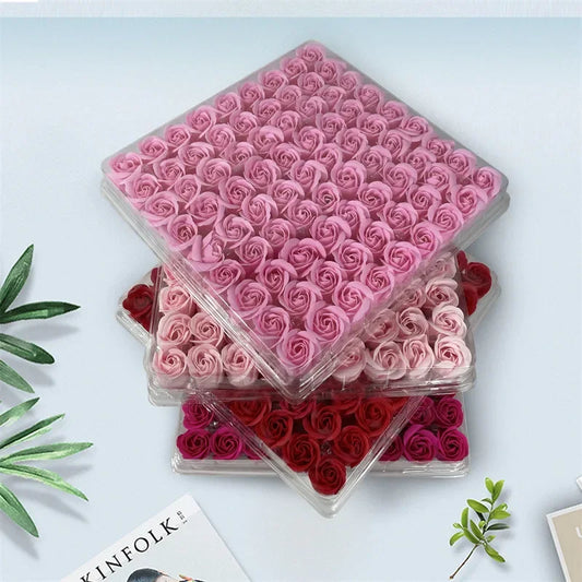 Scented Rose Soap 81 Pcs/lot