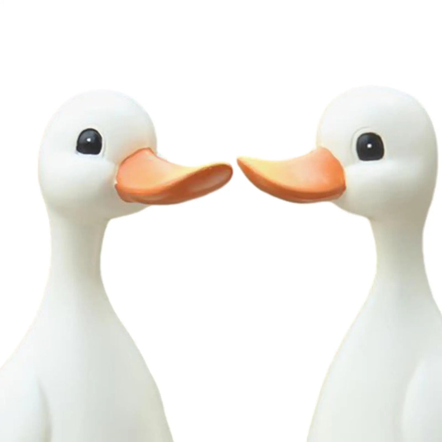 2x Decorative Resin Duck Figurines