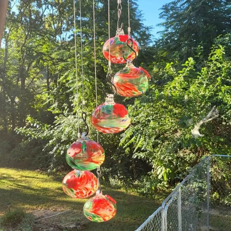 Wind Chimes Hummingbird Feeders