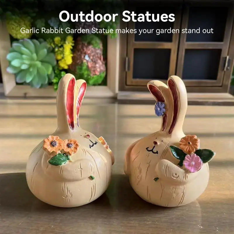 Rabbit Resin Outdoor Figurines