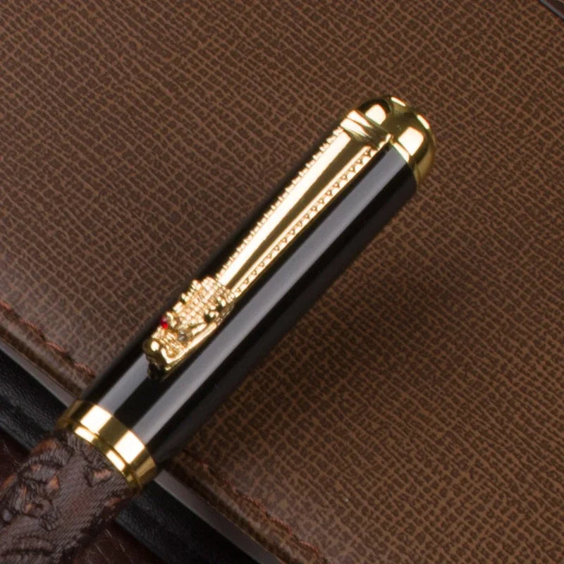 Luxury Gift Pen Set High Quality Dragon Roller ball Pen with Original Case Metal