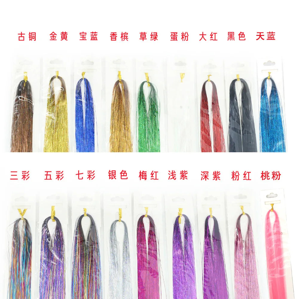 Shiny Sparkle Hair Tinsel Kit