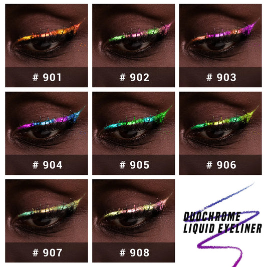 Duochrome Glitter Liquid Eyeliner Waterproof Long-lasting Ultra-Fine Tip