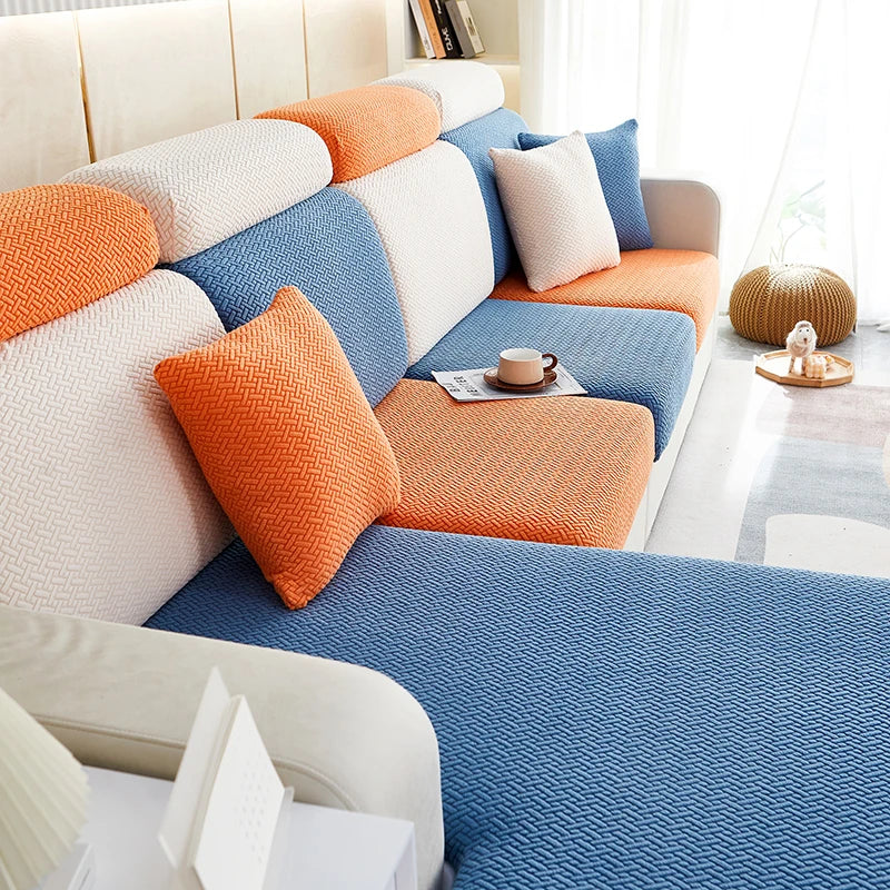 Twill Jacquard Sofa Cushion Cover