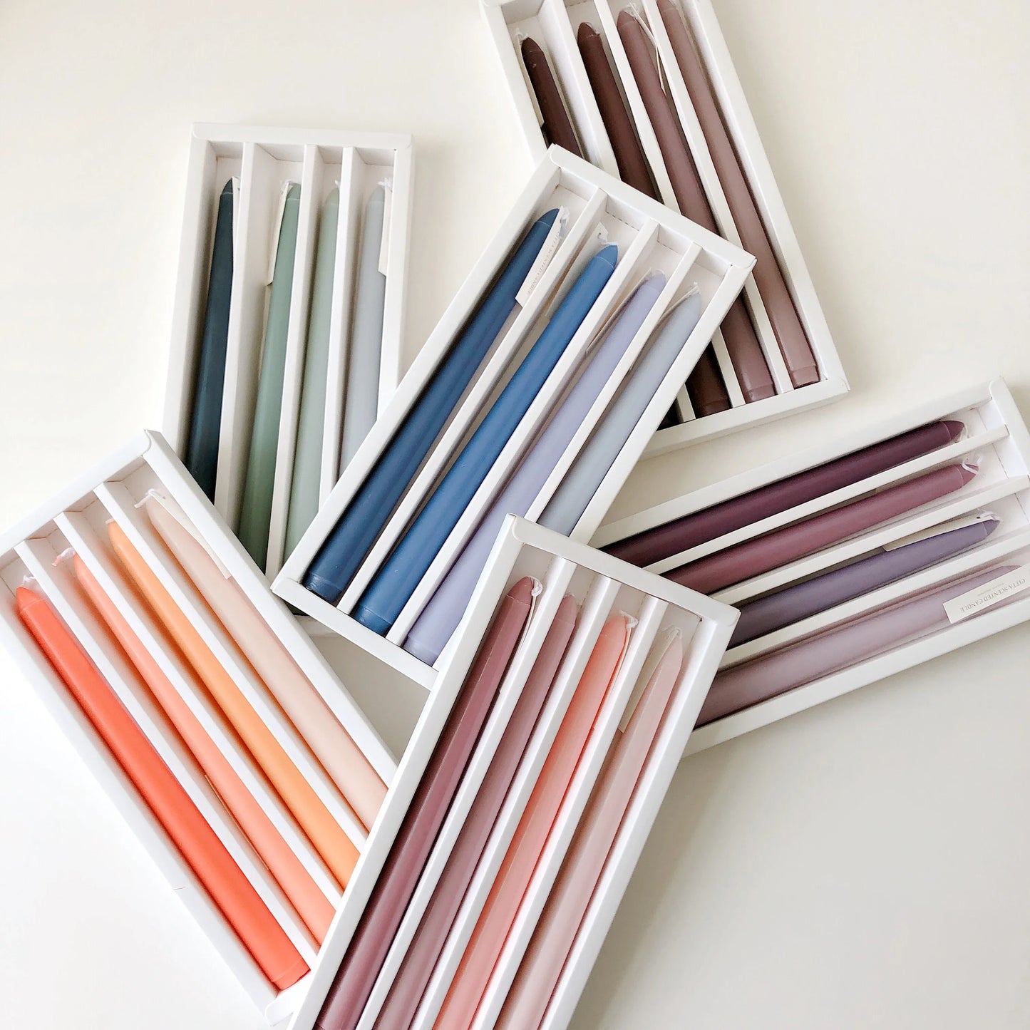 Color Taper Candles