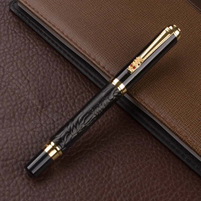 Luxury Gift Pen Set High Quality Dragon Roller ball Pen with Original Case Metal