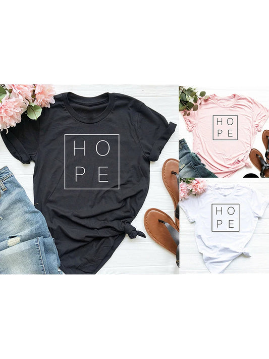 Faith Hope Love Christian Casual T-shirt