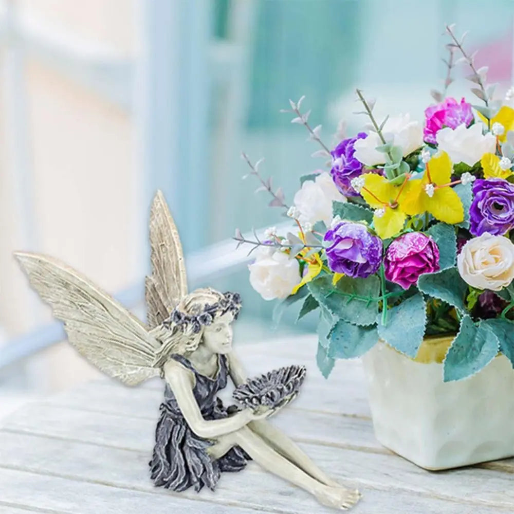 Wonderland Flower Resin Garden Fairy Statue