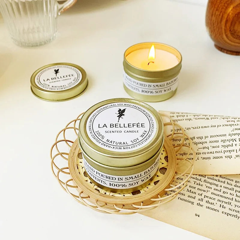 Natural Soy Wax Smokeless Scented Aromatic Candles