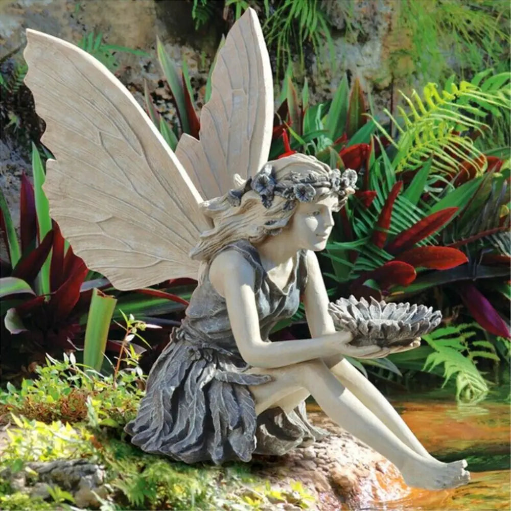 Wonderland Flower Resin Garden Fairy Statue