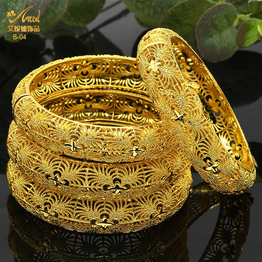 Dubai Gold Color Bracelets For Women