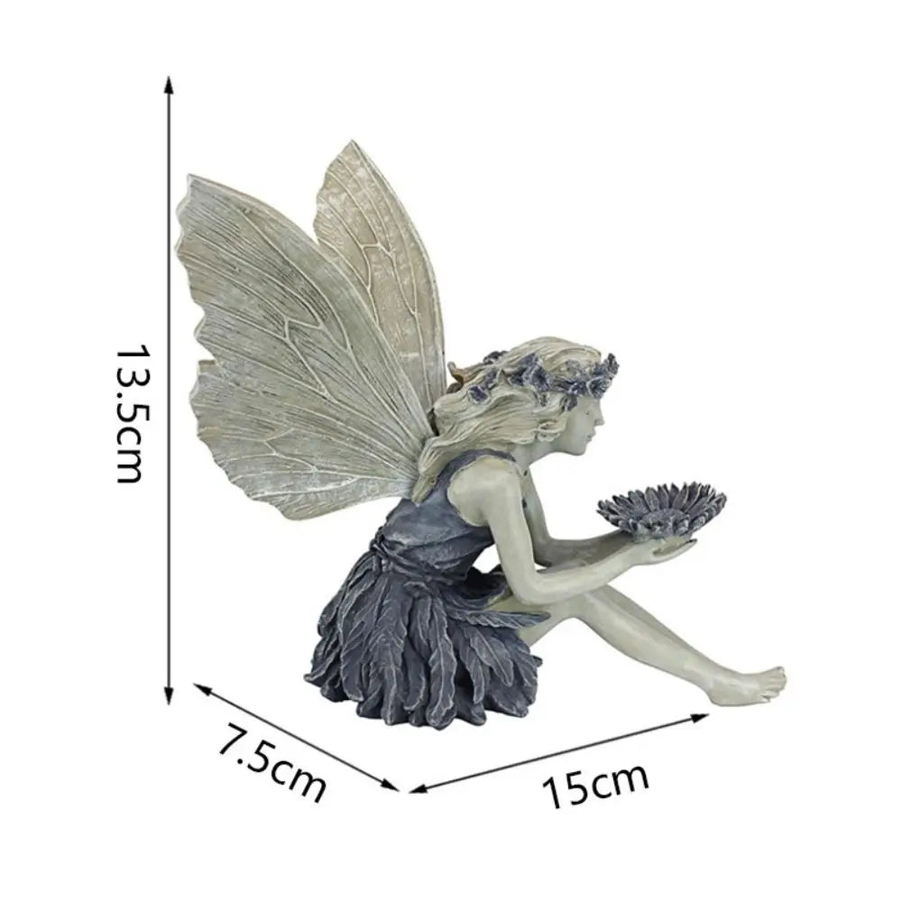 Wonderland Flower Resin Garden Fairy Statue