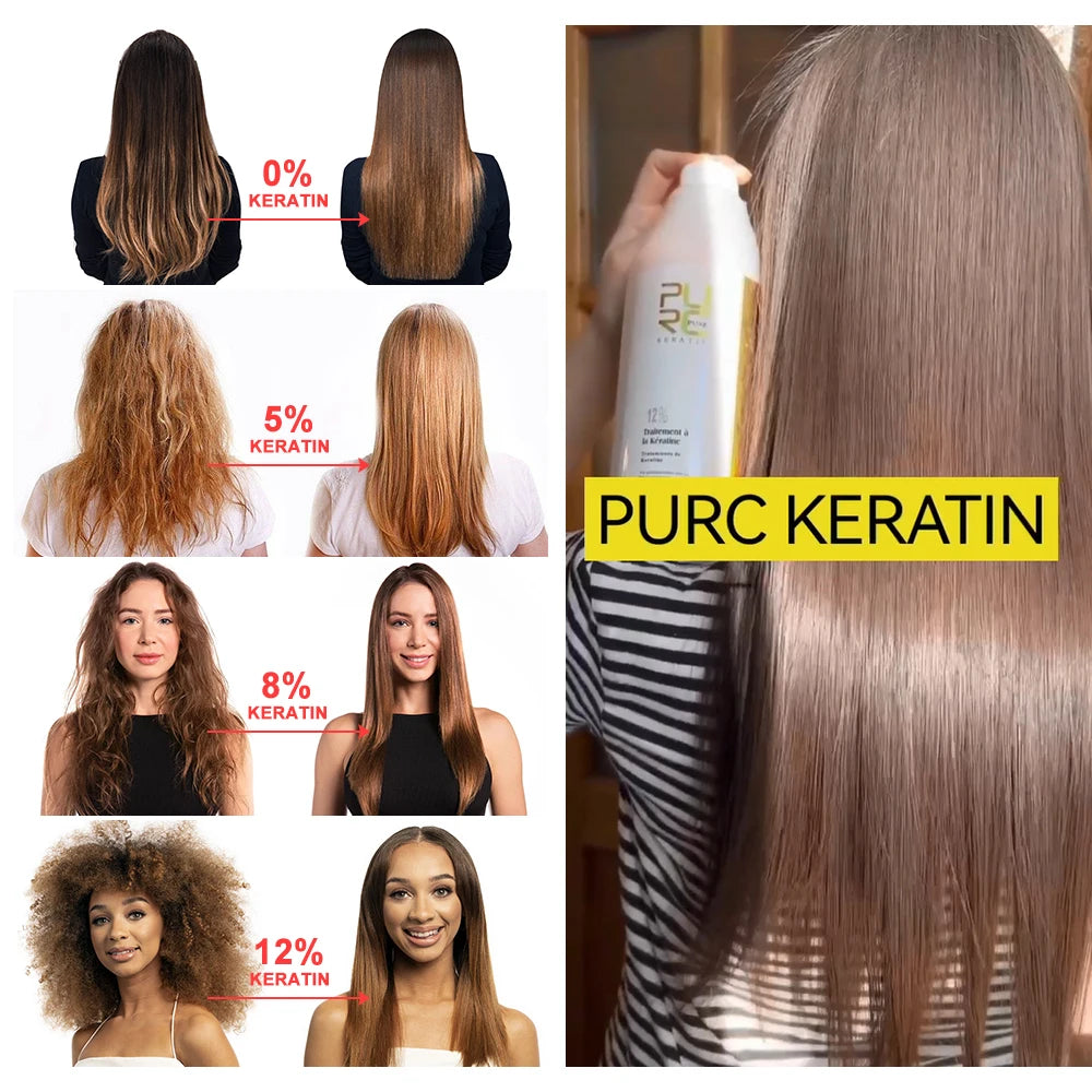 PURC Professional1000ml Keratin Hair Smoothing Treatment