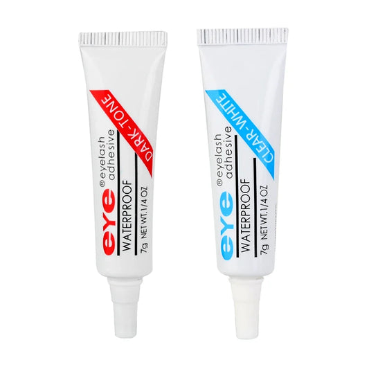 Makeup Adhesive Eyelash Glue Clear-white/Dark-black Waterproof