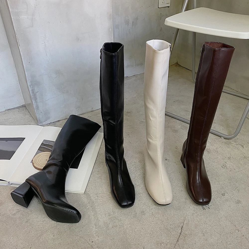 Comemore Knee-length Boots Thigh High