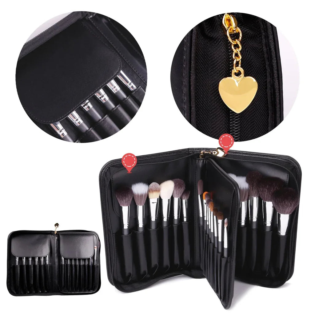 Natural Goat Hair Professional Makeup Brush Set 29pcs