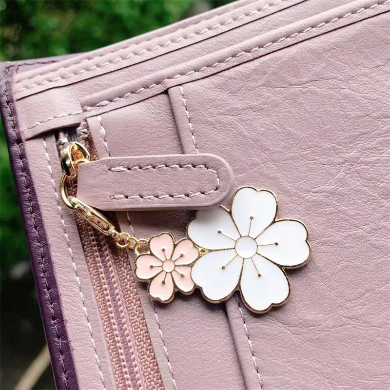 New Sakura Zipper Head for Journal Notebook Pearl Pendant