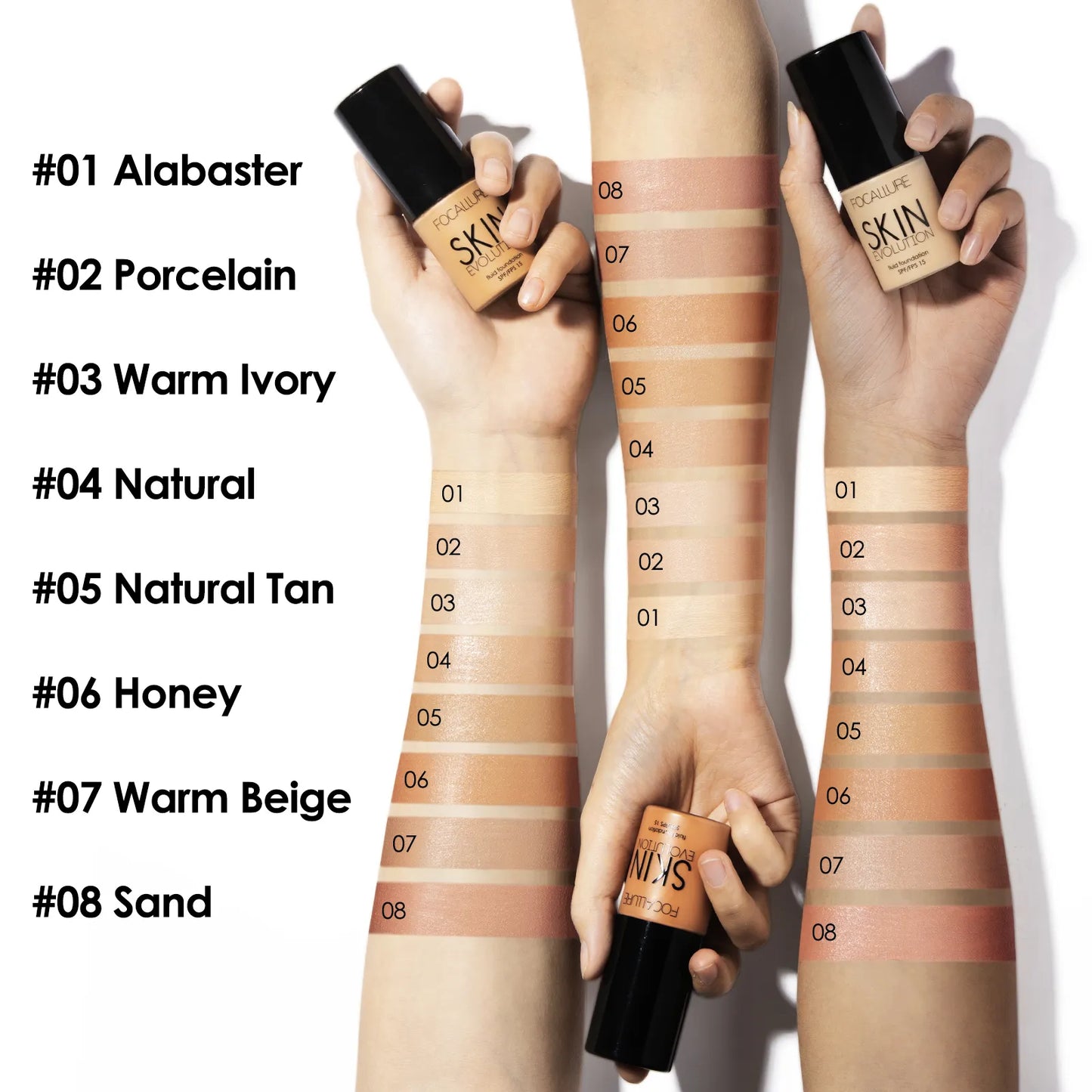 Waterproof Full Coverage Matte Liquid Foundation