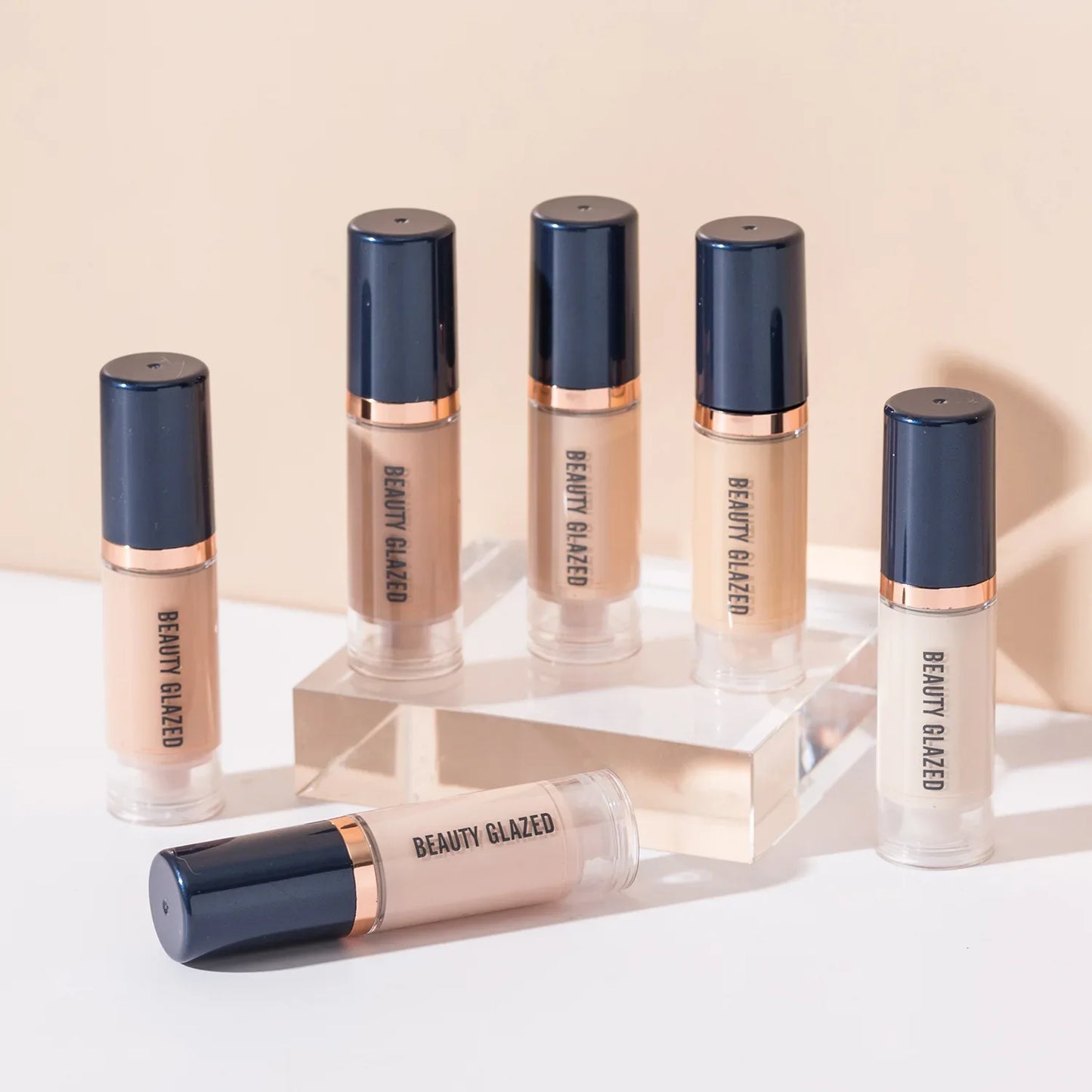 Long Wear Full Coverage Matte Liquid Foundation, Concealer Waterproof