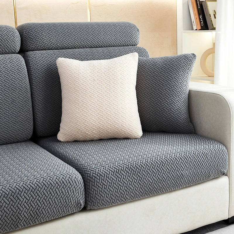 Twill Jacquard Sofa Cushion Cover