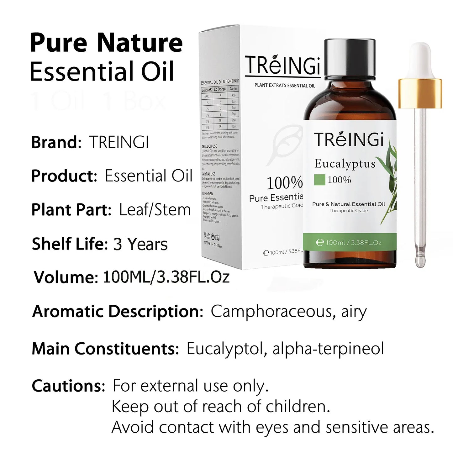 Therapeutic Grade Pure Essential Oils Myrrh, Jasmine, etc.