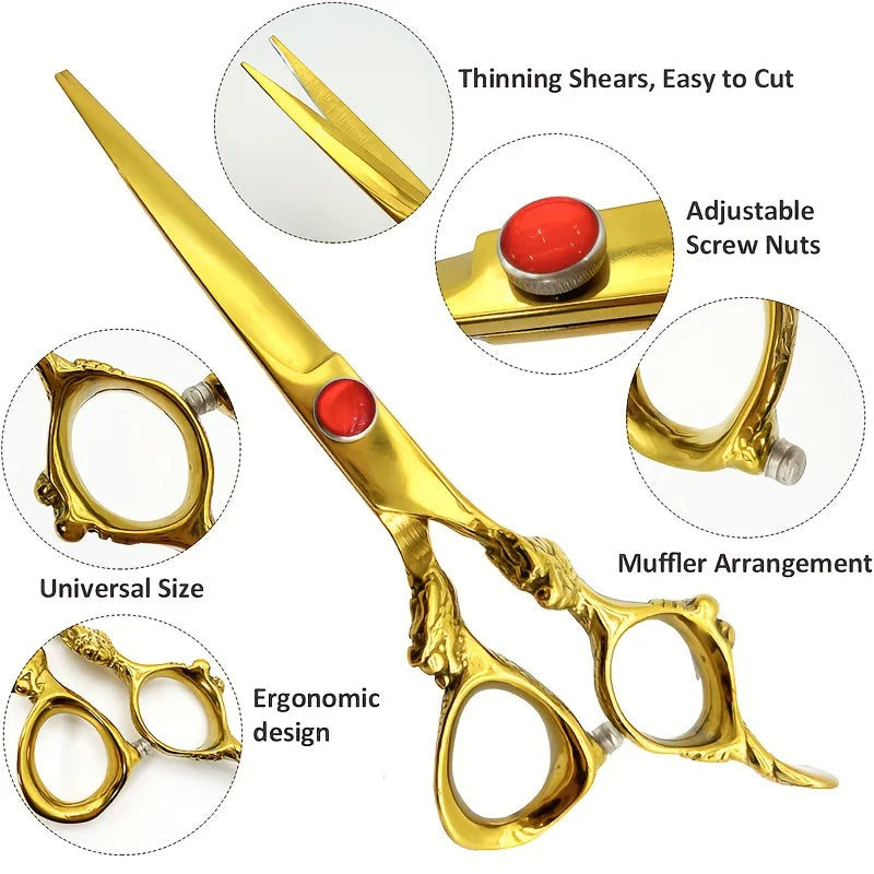 Professional Barber Scissors Kit  Luxury Accessories