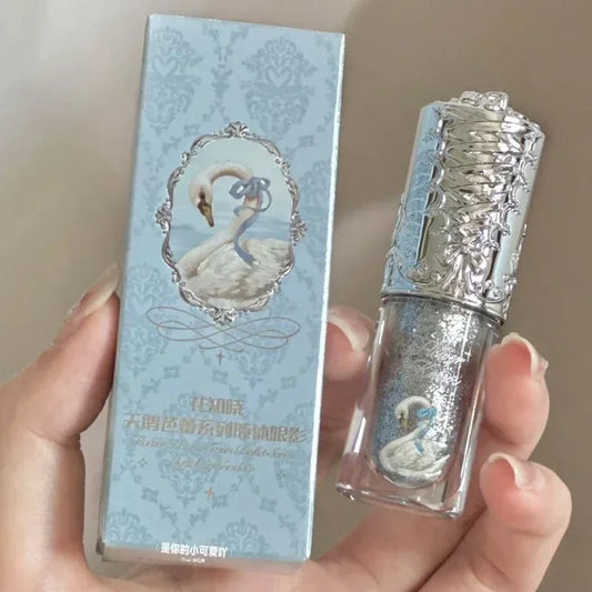 Flower Knows Swan Ballet Diamond Glitter Liquid Eyeshadow Eye Makeup Waterproof Shimmer